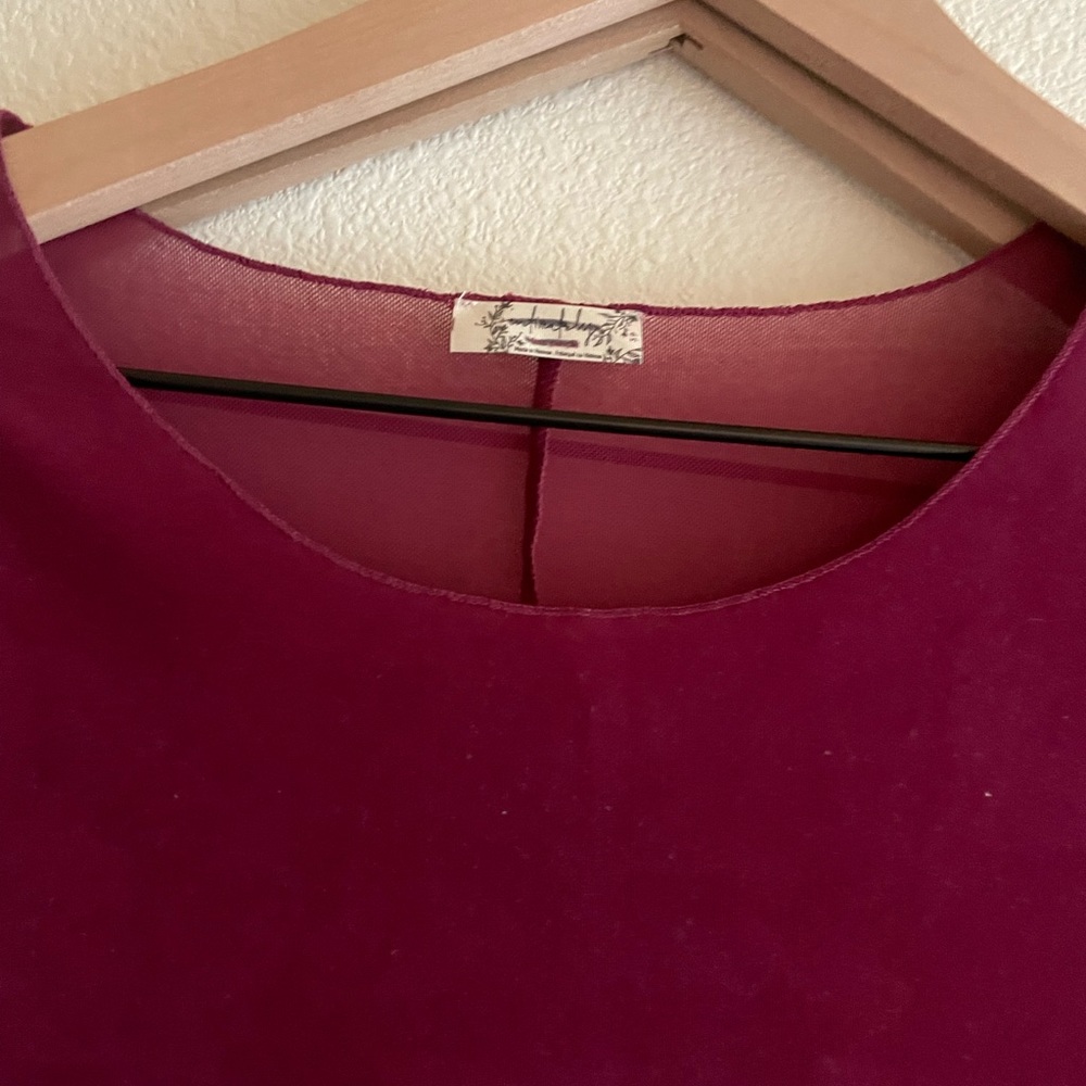 Free People sheer top